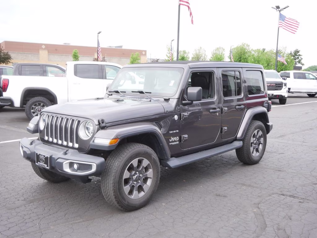 2020 Granite Crystal Metallic Clearcoat Jeep Wrangler Unlimited Sahara 4X4 SUV