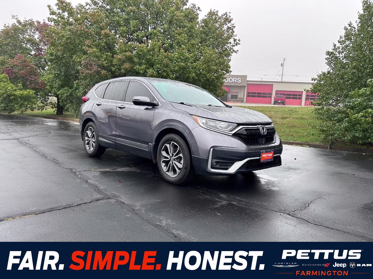 2020 Sonic Gray Pearl Honda CR-V EX-L FWD SUV