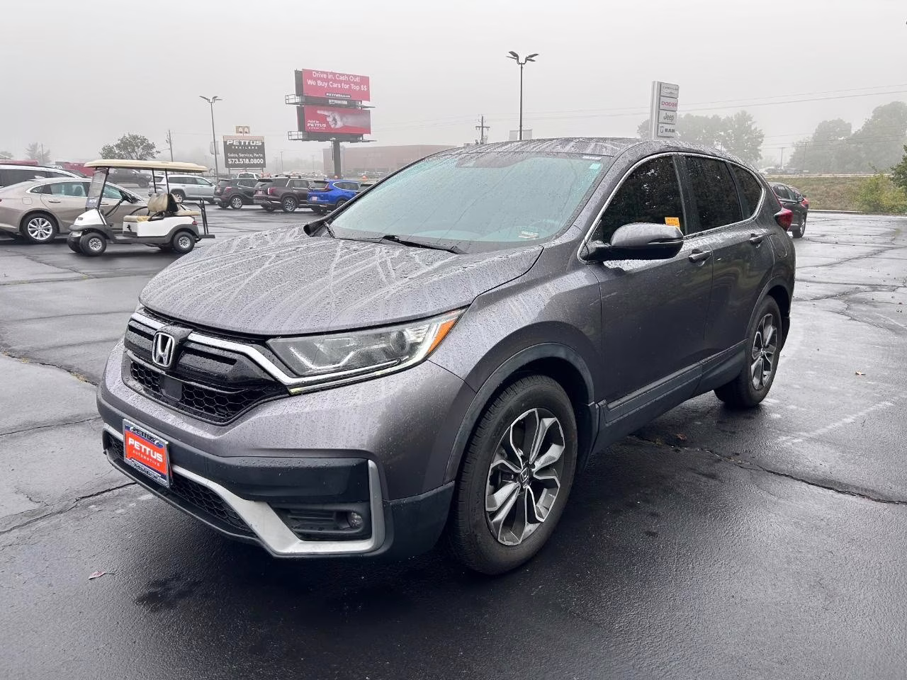 2020 Sonic Gray Pearl Honda CR-V EX-L FWD SUV