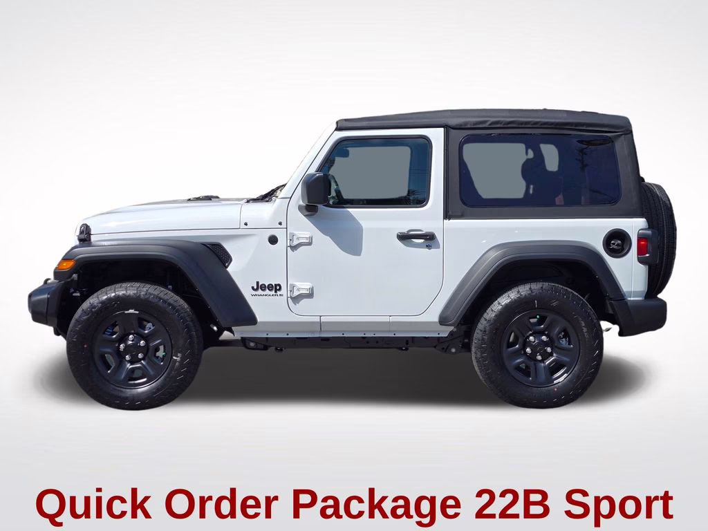 2026 Bright White Clearcoat Jeep Wrangler Sport 4X4 SUV