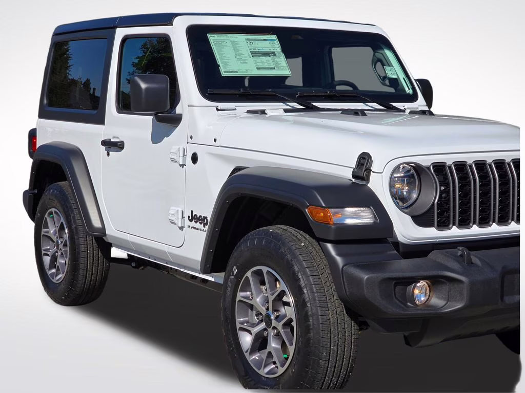 2026 Bright White Clearcoat Jeep Wrangler Sport S 4X4 SUV