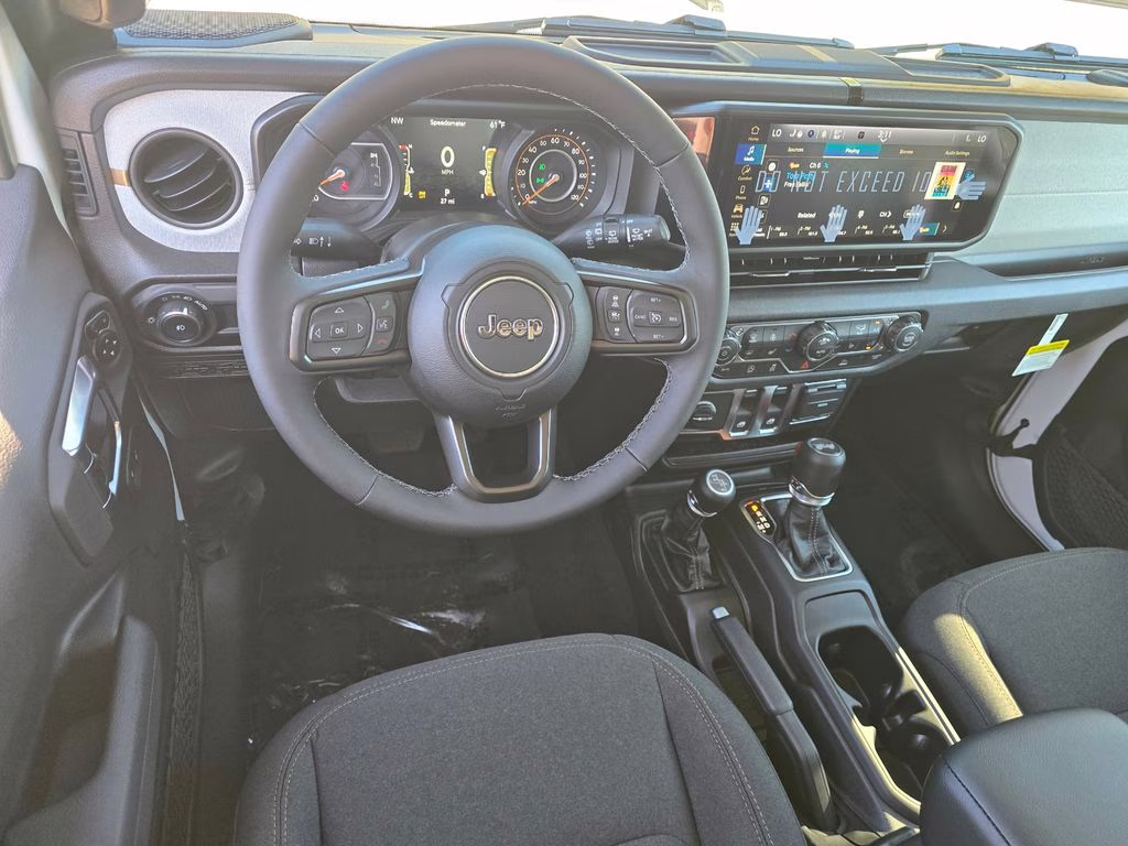 2026 Bright White Clearcoat Jeep Wrangler Sport S 4X4 SUV