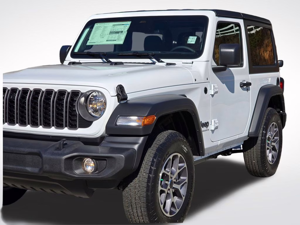 2026 Bright White Clearcoat Jeep Wrangler Sport S 4X4 SUV