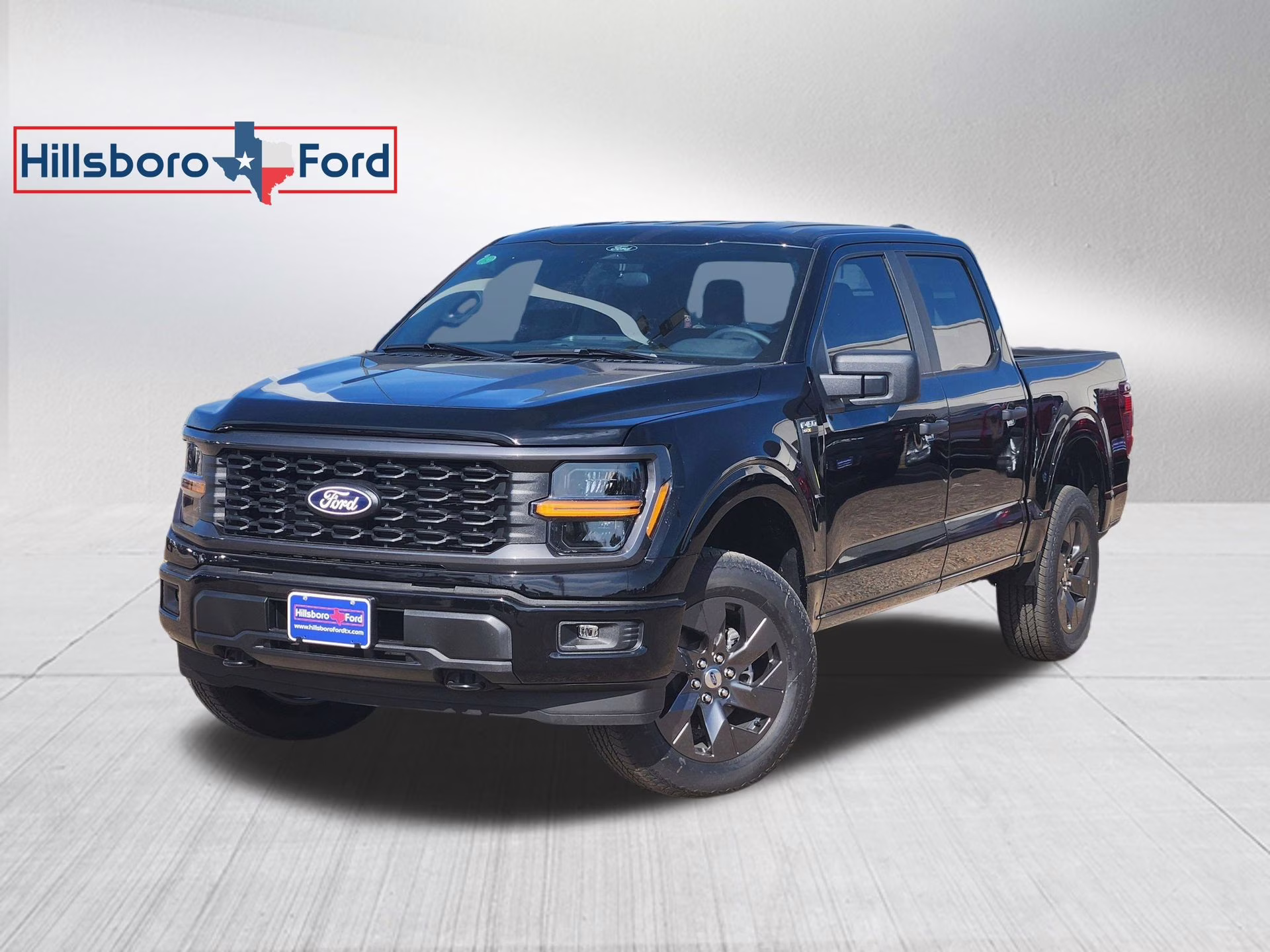 2025 Agate Black Metallic Ford F-150 STX 4X4 Truck