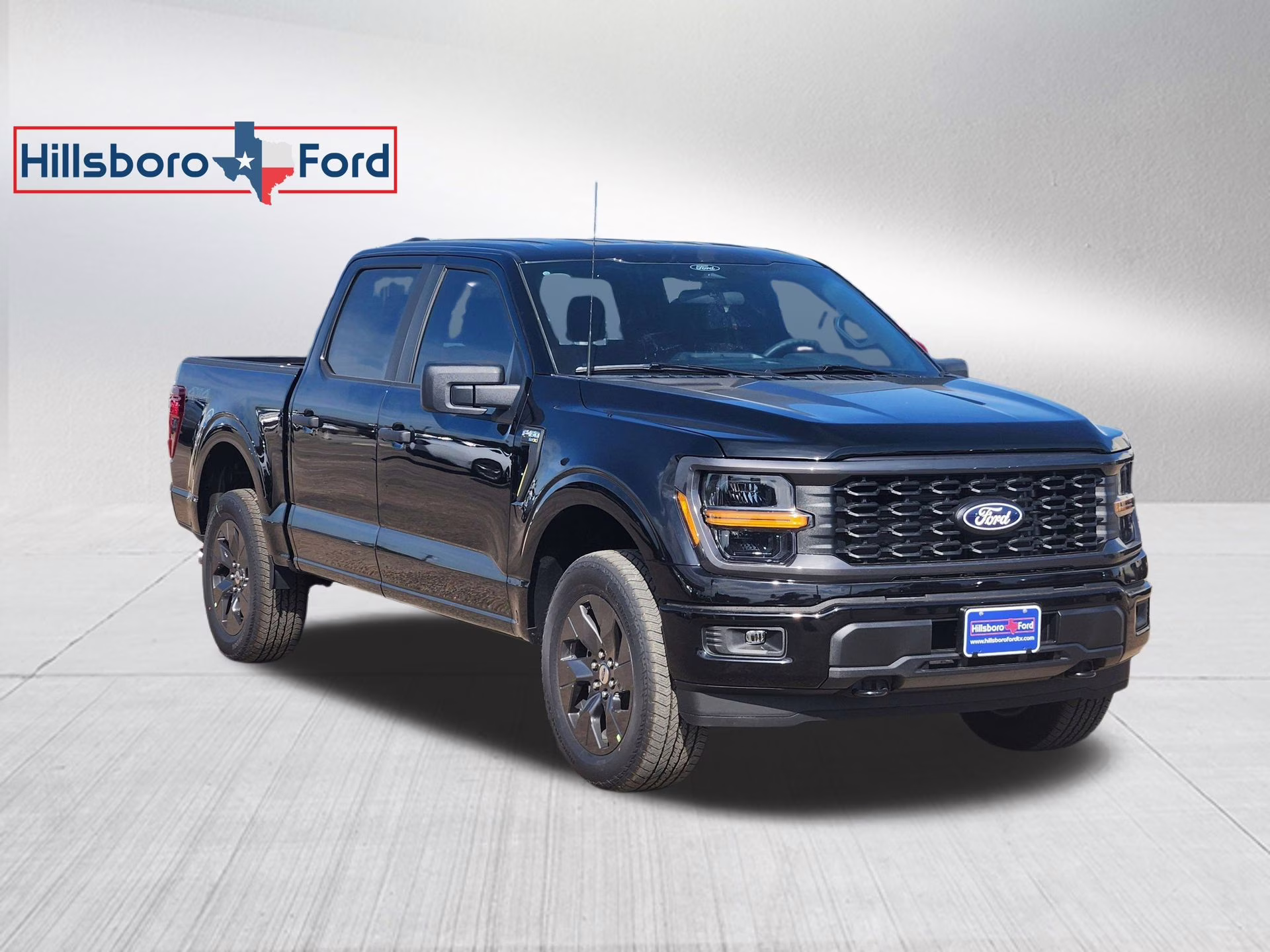 2025 Agate Black Metallic Ford F-150 STX 4X4 Truck