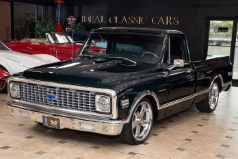 1971 Dark Green Metallic Chevrolet C/10 Restomod - 383C.I. F.I. Crate Engine Truck