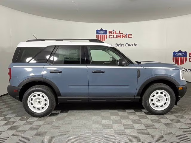 2025 Azure Gray Metallic Ford Bronco Sport Heritage 4X4 SUV