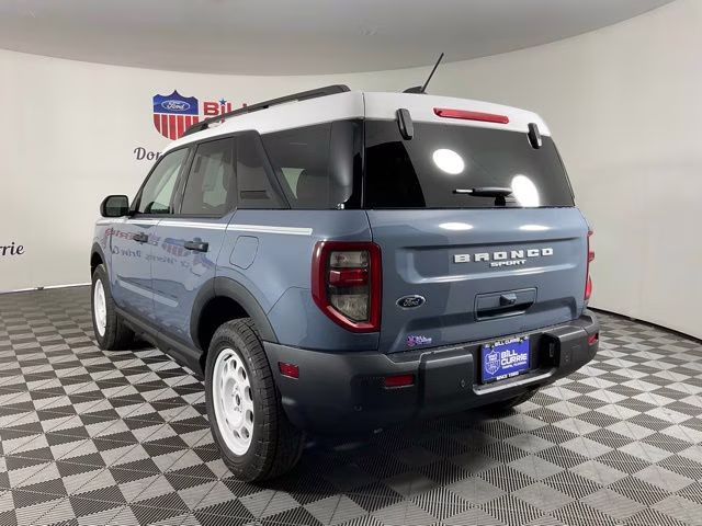 2025 Azure Gray Metallic Ford Bronco Sport Heritage 4X4 SUV