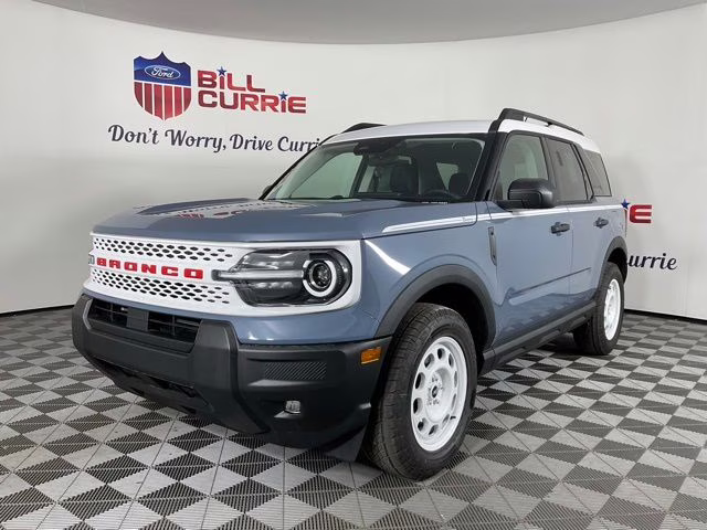 2025 Azure Gray Metallic Ford Bronco Sport Heritage 4X4 SUV