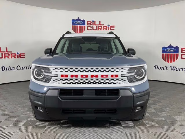 2025 Azure Gray Metallic Ford Bronco Sport Heritage 4X4 SUV