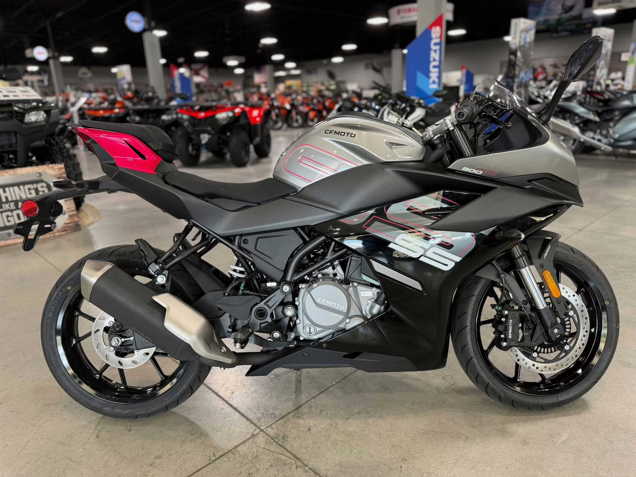 2026 BLK CFMOTO 300SS Motorcycle