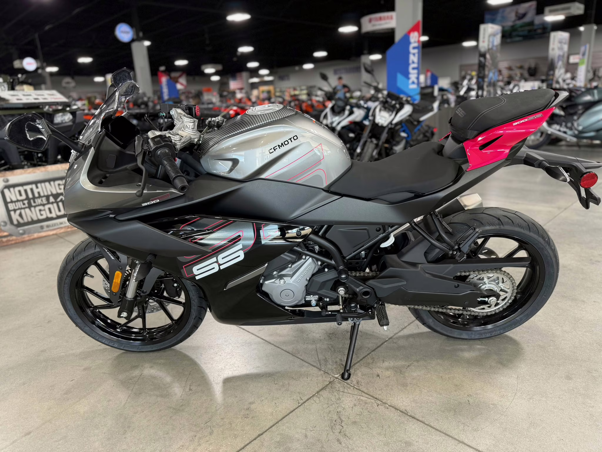 2026 BLK CFMOTO 300SS Motorcycle