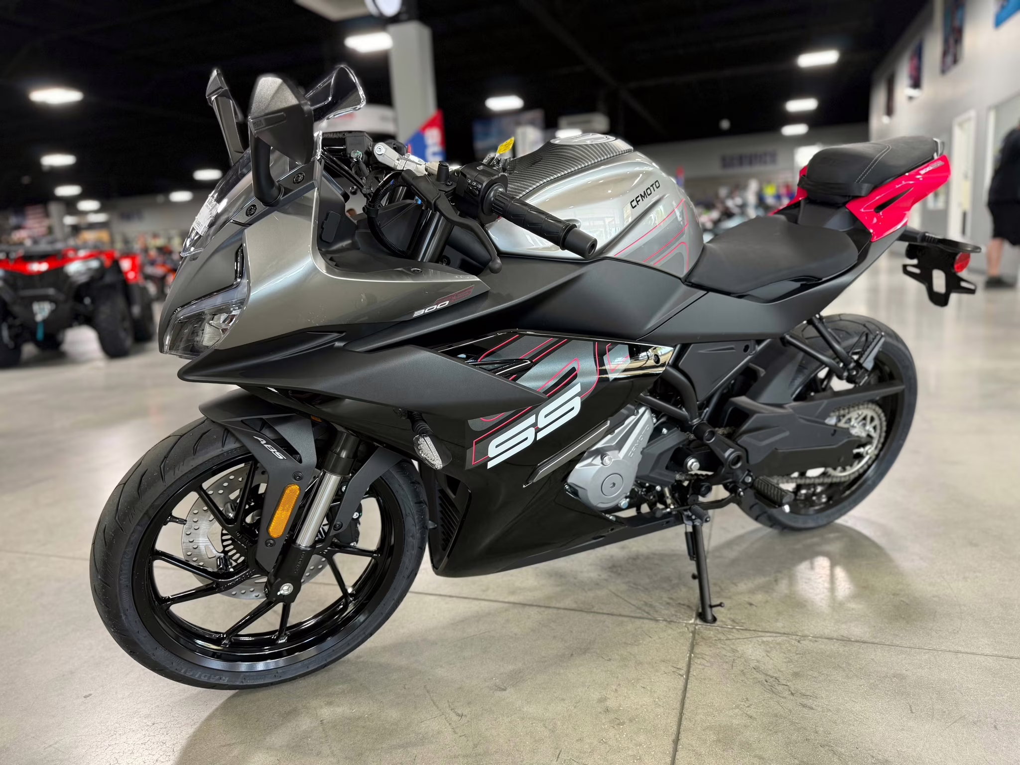 2026 BLK CFMOTO 300SS Motorcycle