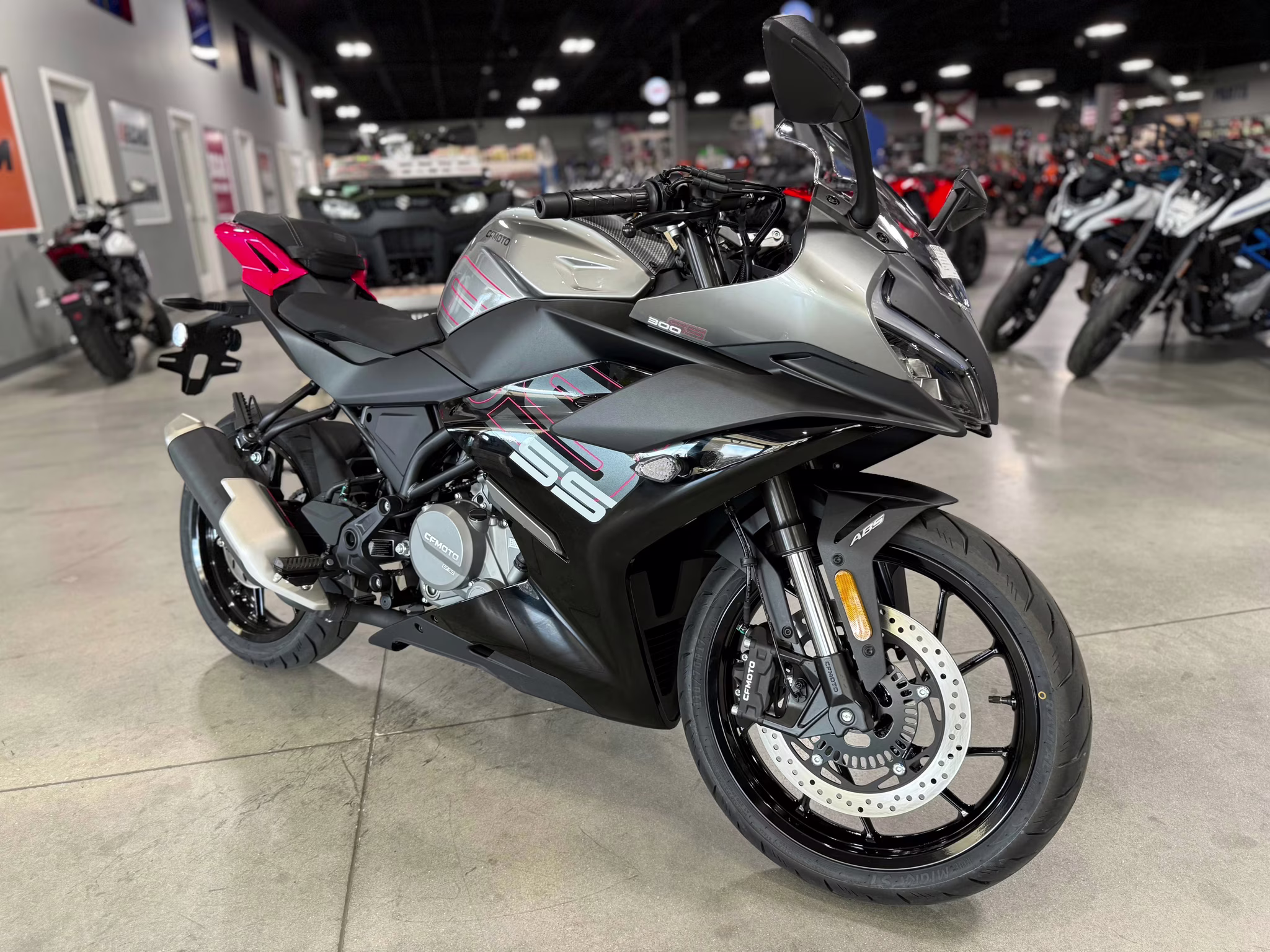 2026 BLK CFMOTO 300SS Motorcycle