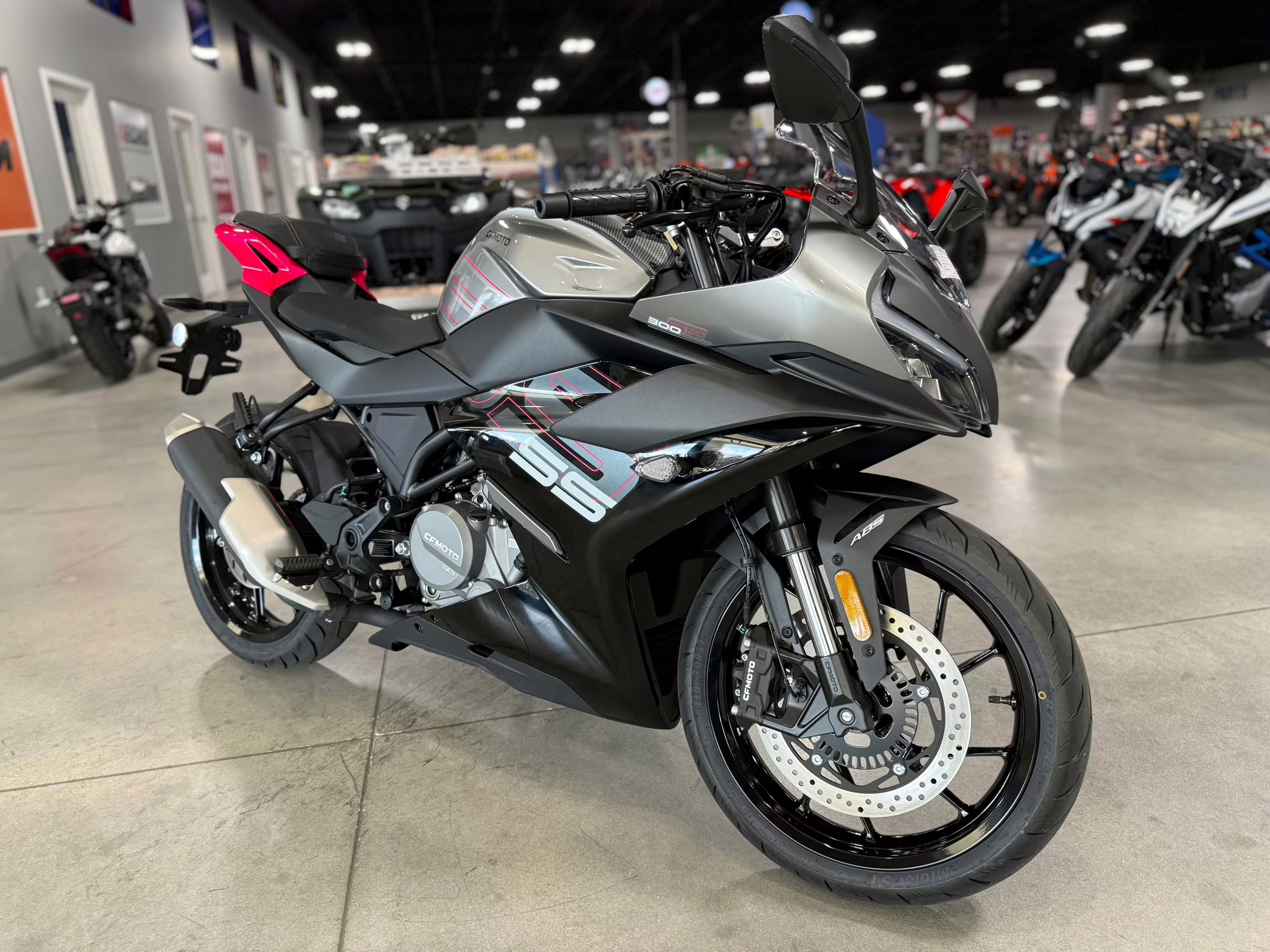 2026 BLK CFMOTO 300SS Motorcycle