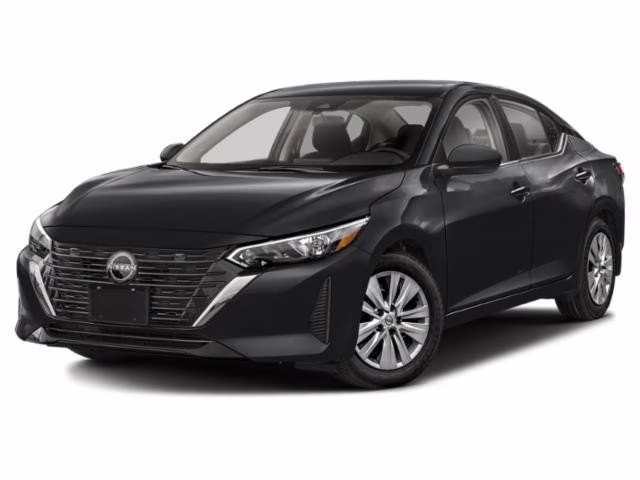 2025 Super Black Nissan Sentra S FWD Sedan