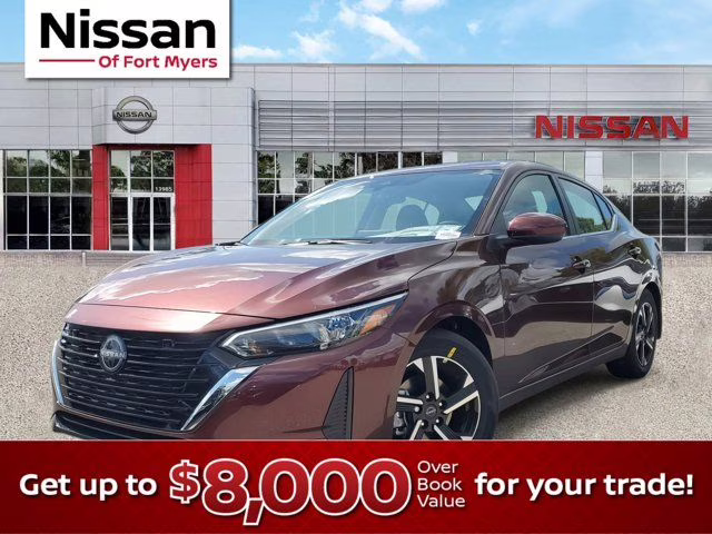 2025 Rosewood Metallic Nissan Sentra SV FWD Sedan