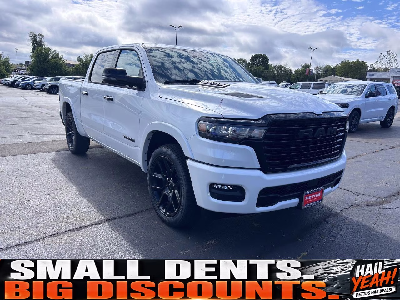 2026 Ivory White Tri-Coat Pearlcoat Ram 1500 Laramie 4X4 Truck