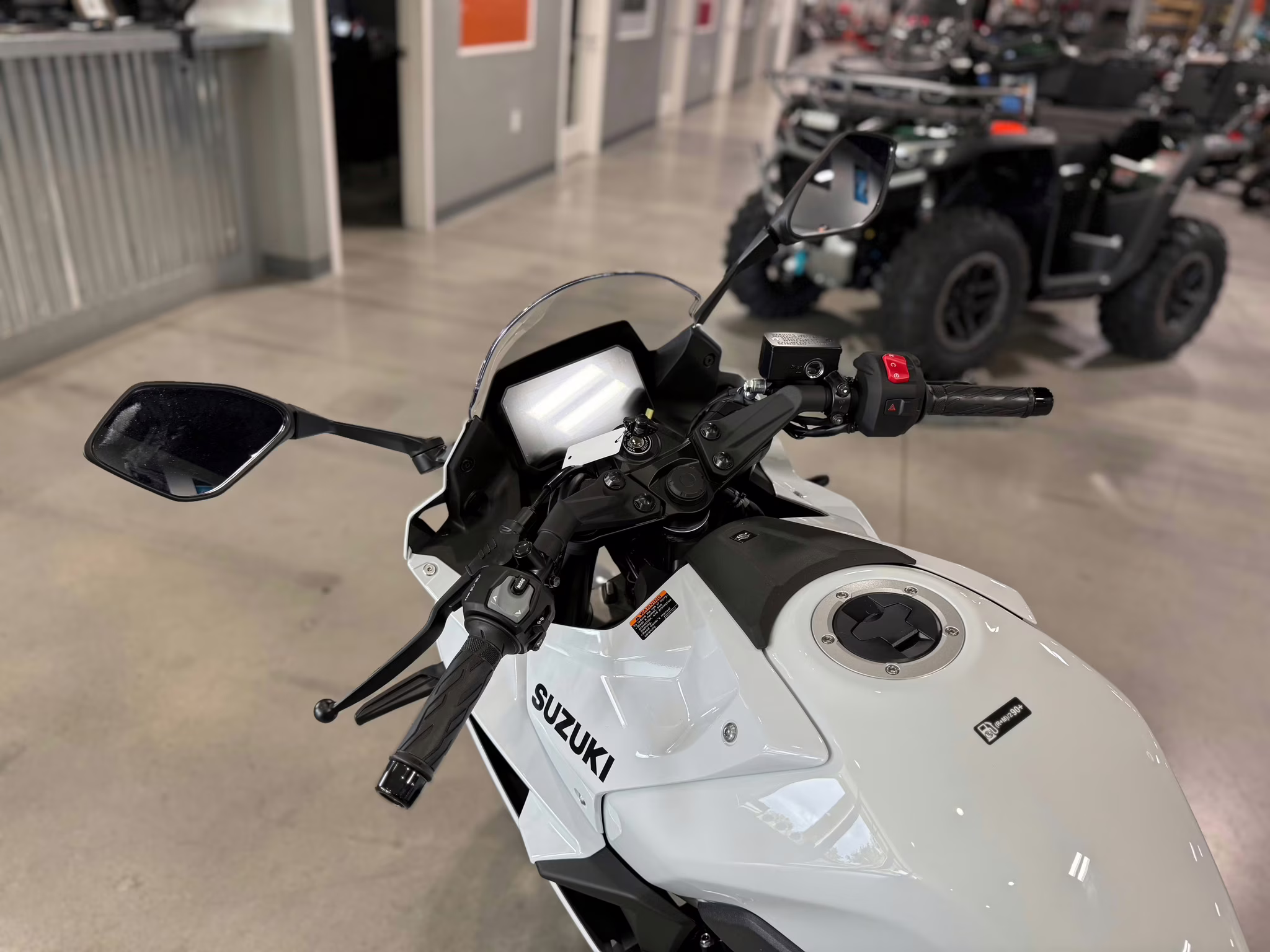 2026 White Suzuki GSX 8R Motorcycle