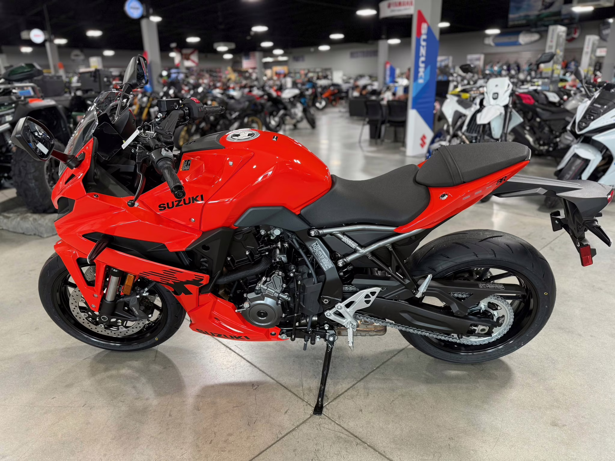 2026 Orange Suzuki GSX 8R Motorcycle