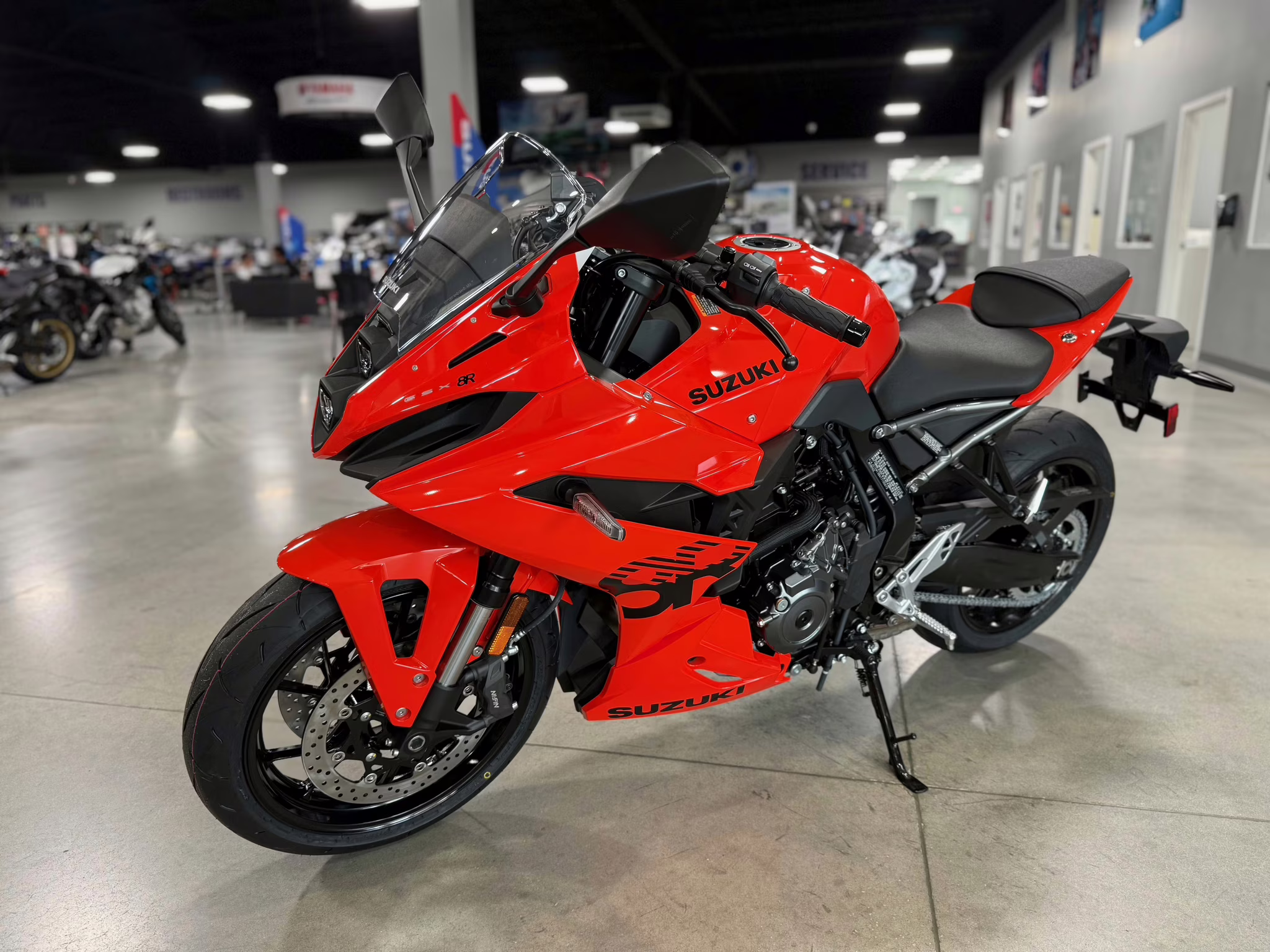 2026 Orange Suzuki GSX 8R Motorcycle