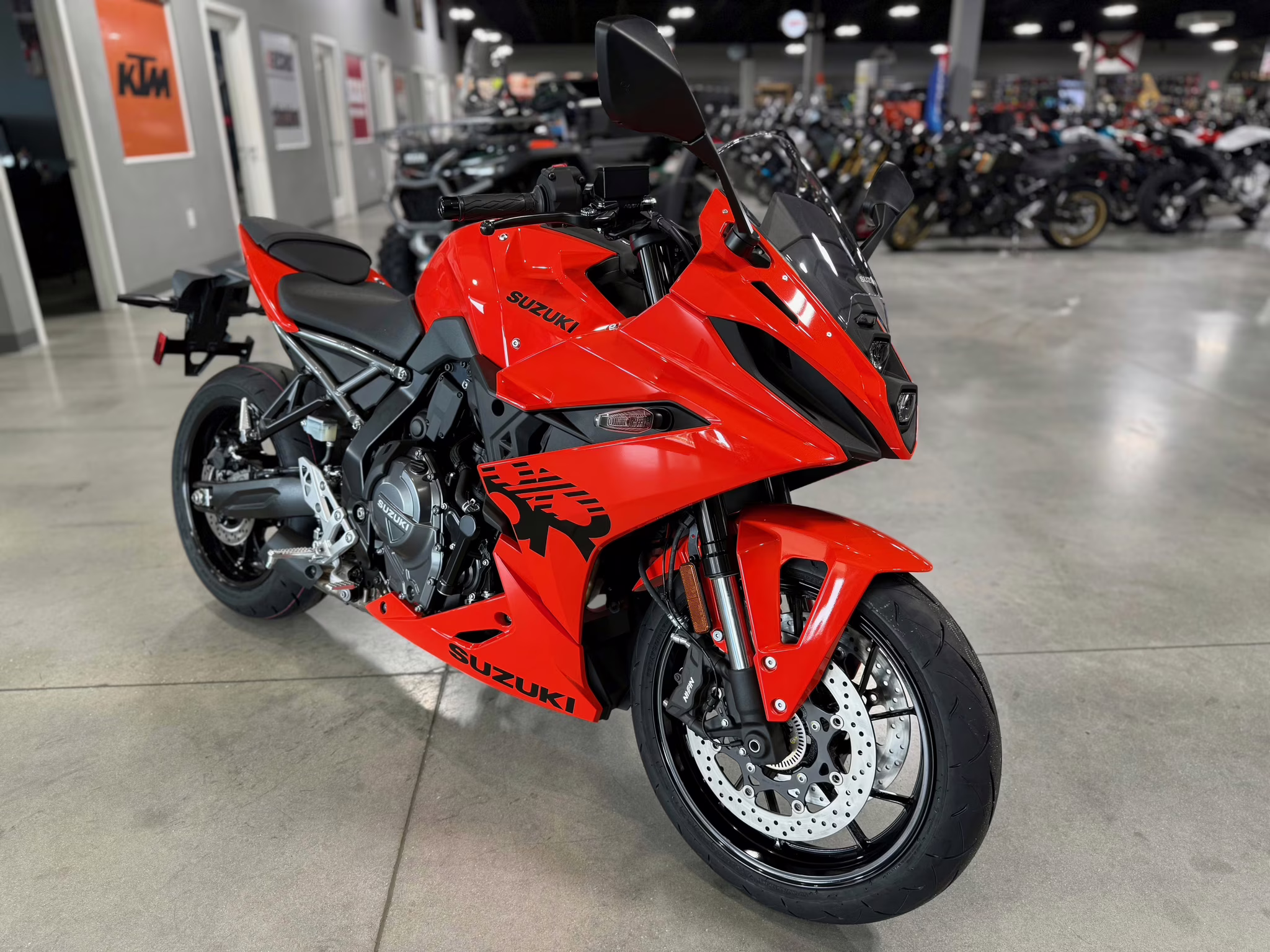 2026 Orange Suzuki GSX 8R Motorcycle