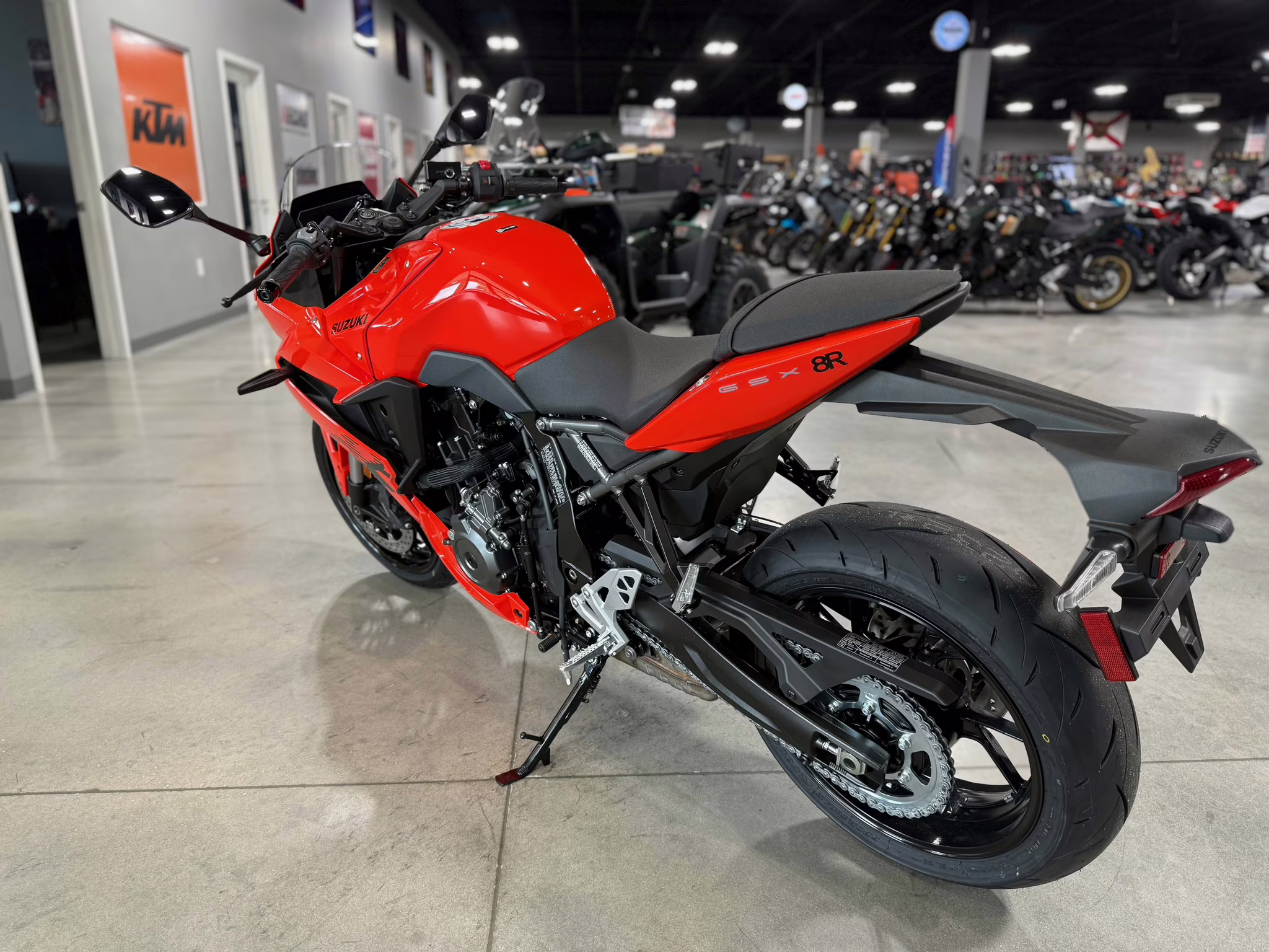 2026 Orange Suzuki GSX 8R Motorcycle