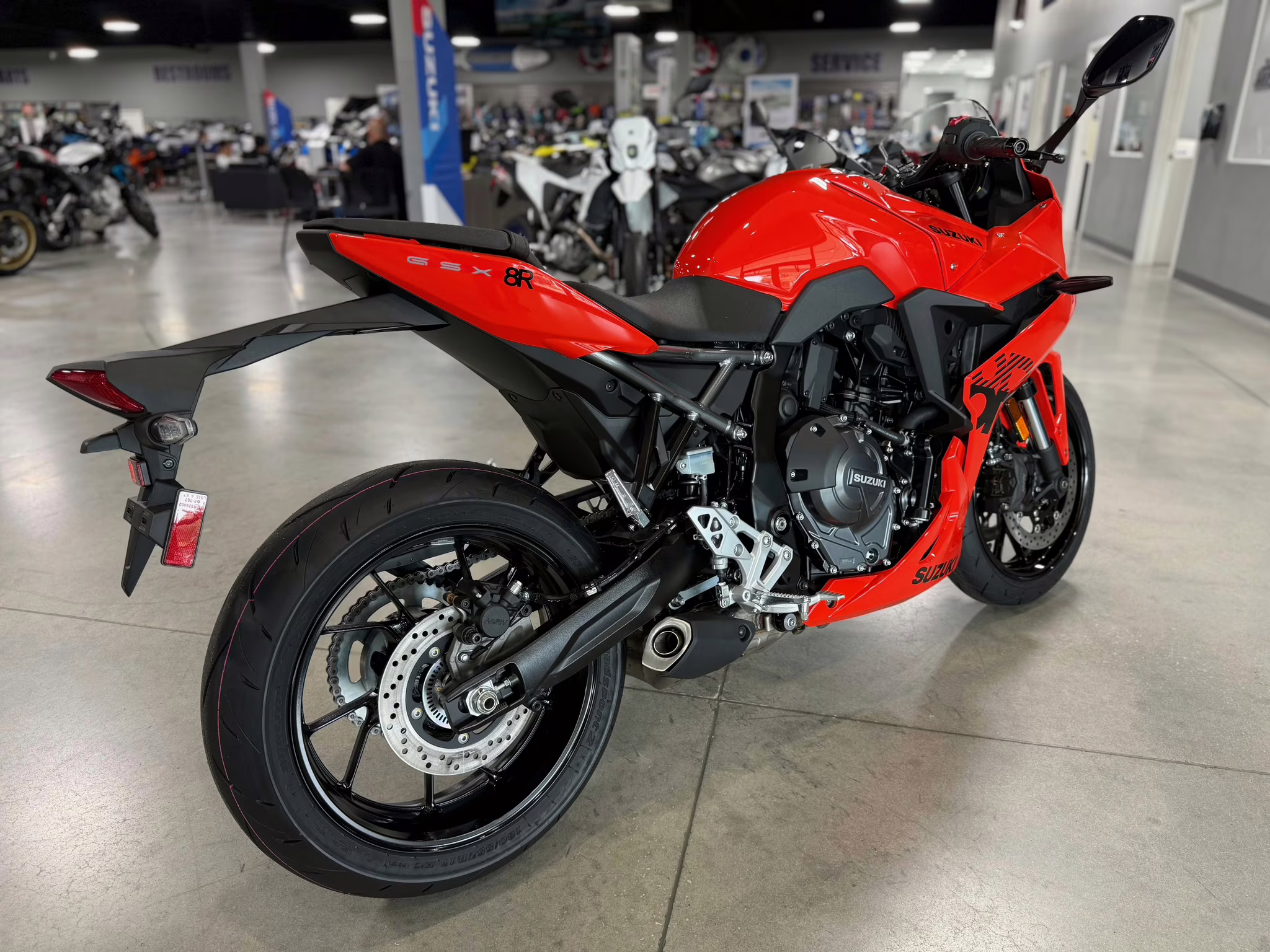 2026 Orange Suzuki GSX 8R Motorcycle