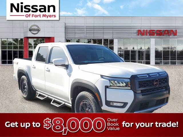 2026 Glacier White Nissan Frontier PRO-X RWD Truck