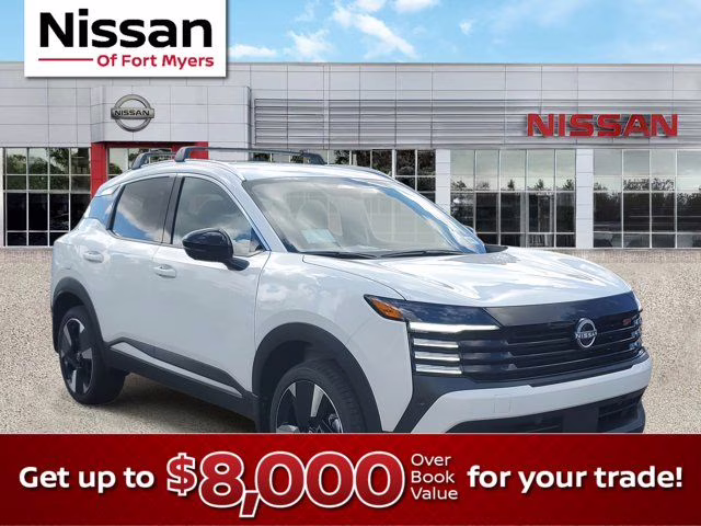 2026 Aspen White Tricoat Nissan Kicks SR FWD SUV