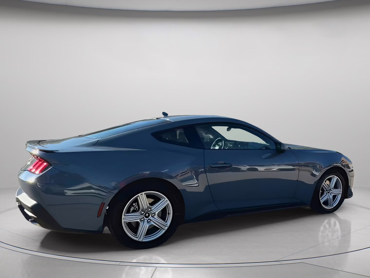 2026 Vapor Blue Metallic Ford Mustang EcoBoost Premium RWD Coupe