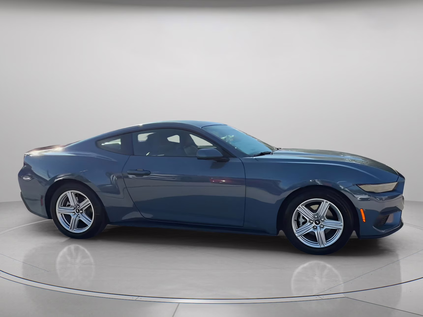 2026 Vapor Blue Metallic Ford Mustang EcoBoost Premium RWD Coupe