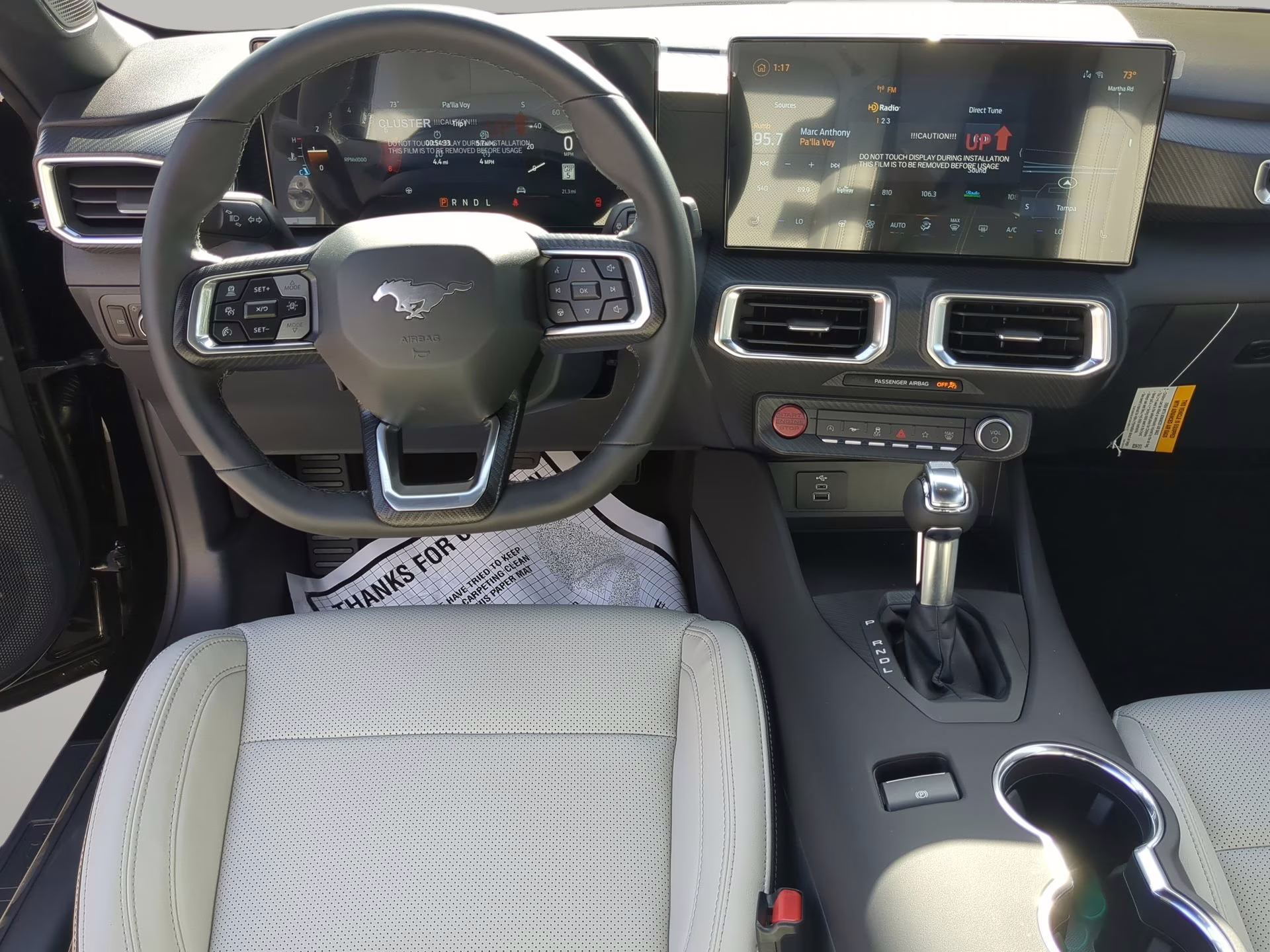 2026 Shadow Black Ford Mustang EcoBoost Premium RWD Coupe