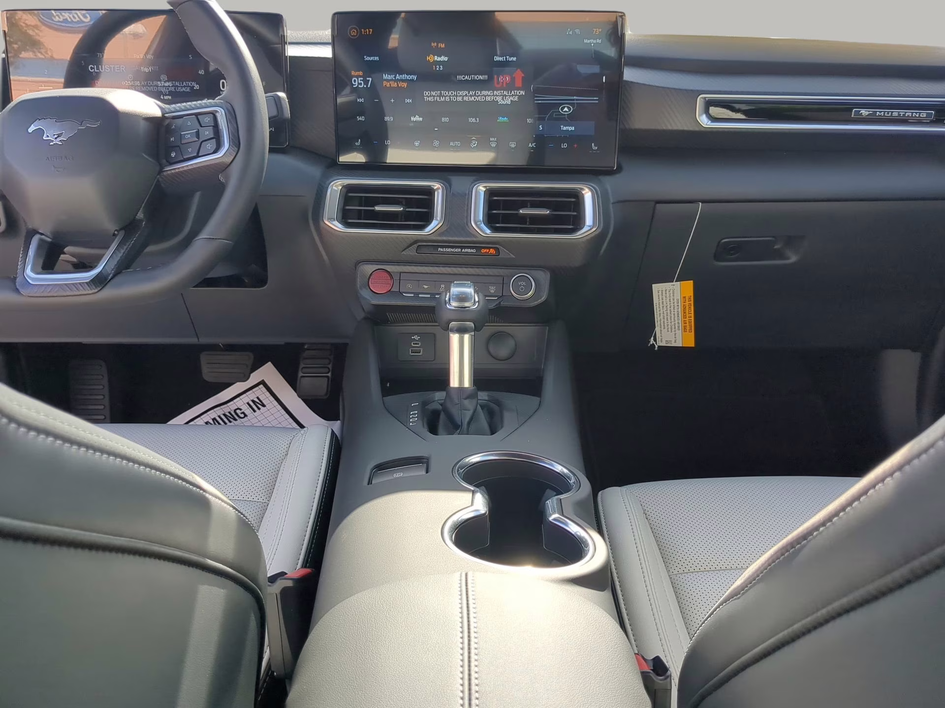 2026 Shadow Black Ford Mustang EcoBoost Premium RWD Coupe