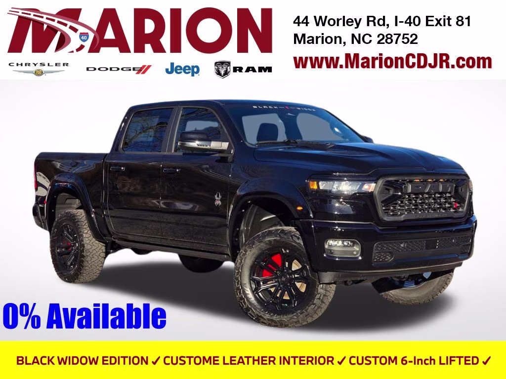 2026 Diamond Black Crystal Pearlcoat Ram 1500 Big Horn/Lone Star 4X4 Truck
