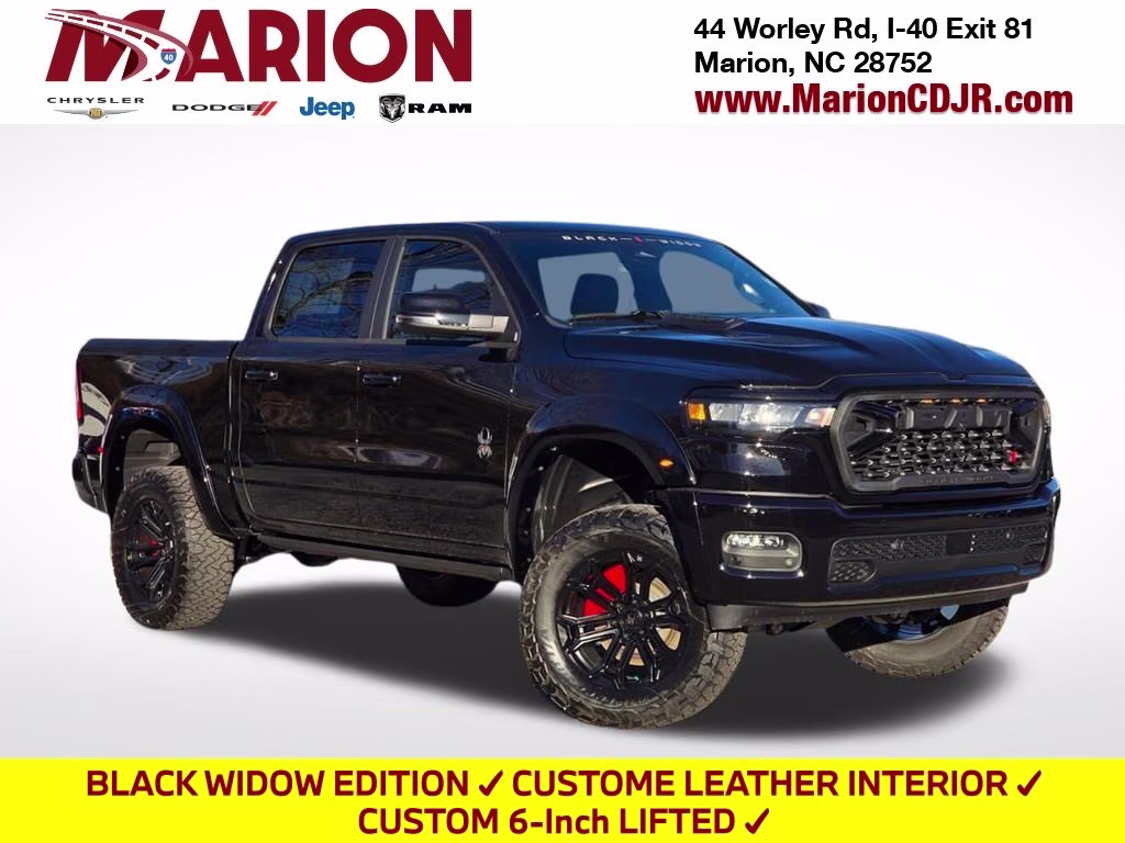 2026 Diamond Black Crystal Pearlcoat Ram 1500 Big Horn/Lone Star 4X4 Truck