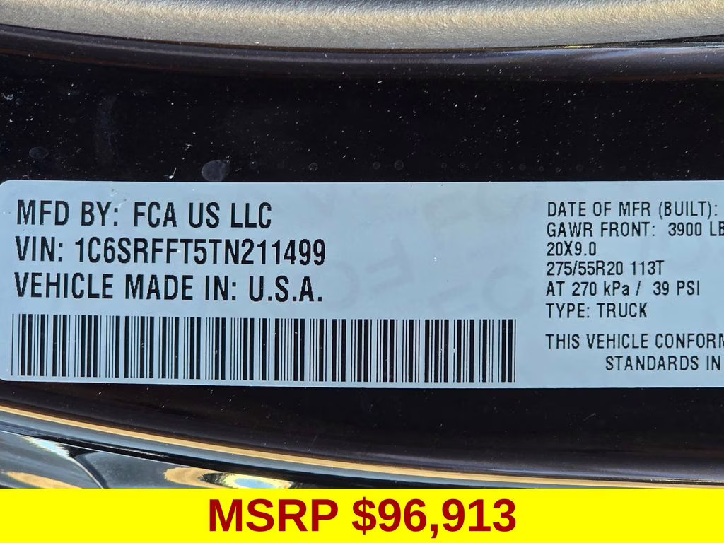 2026 Diamond Black Crystal Pearlcoat Ram 1500 Big Horn/Lone Star 4X4 Truck
