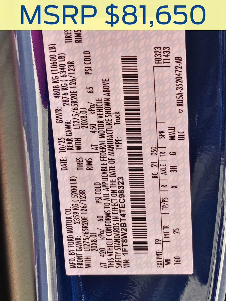 2026 Argon Blue Metallic Ford Super Duty F-250 SRW XLT 4X4 Truck