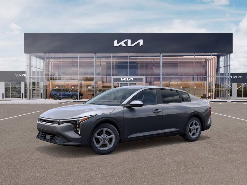 2025 Steel Gray Kia K4 LXS FWD Sedan