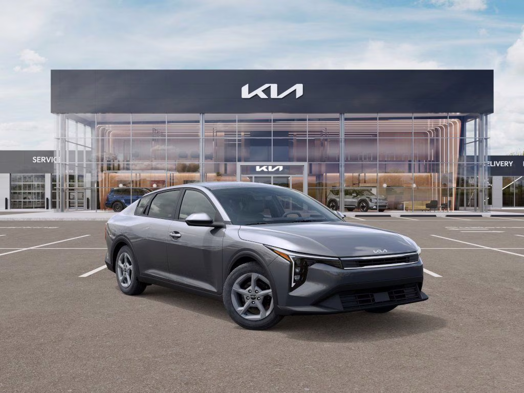 2025 Steel Gray Kia K4 LXS FWD Sedan
