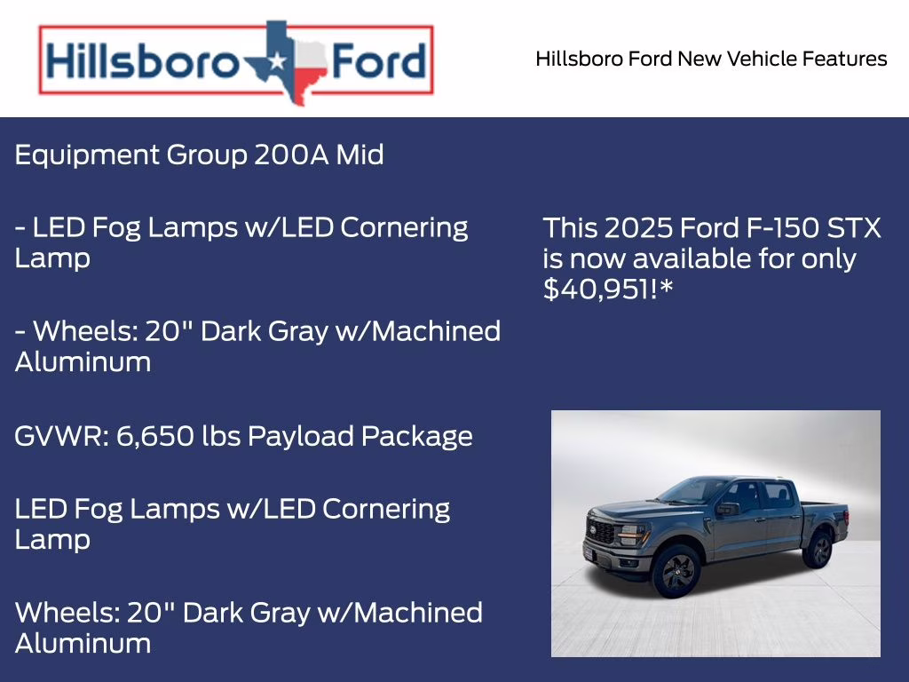 2025 Carbonized Gray Metallic Ford F-150 STX 4X4 Truck