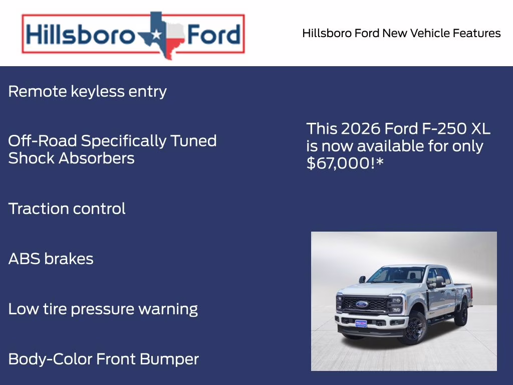 2026 Avalanche Ford Super Duty F-250 SRW XL 4X4 Truck