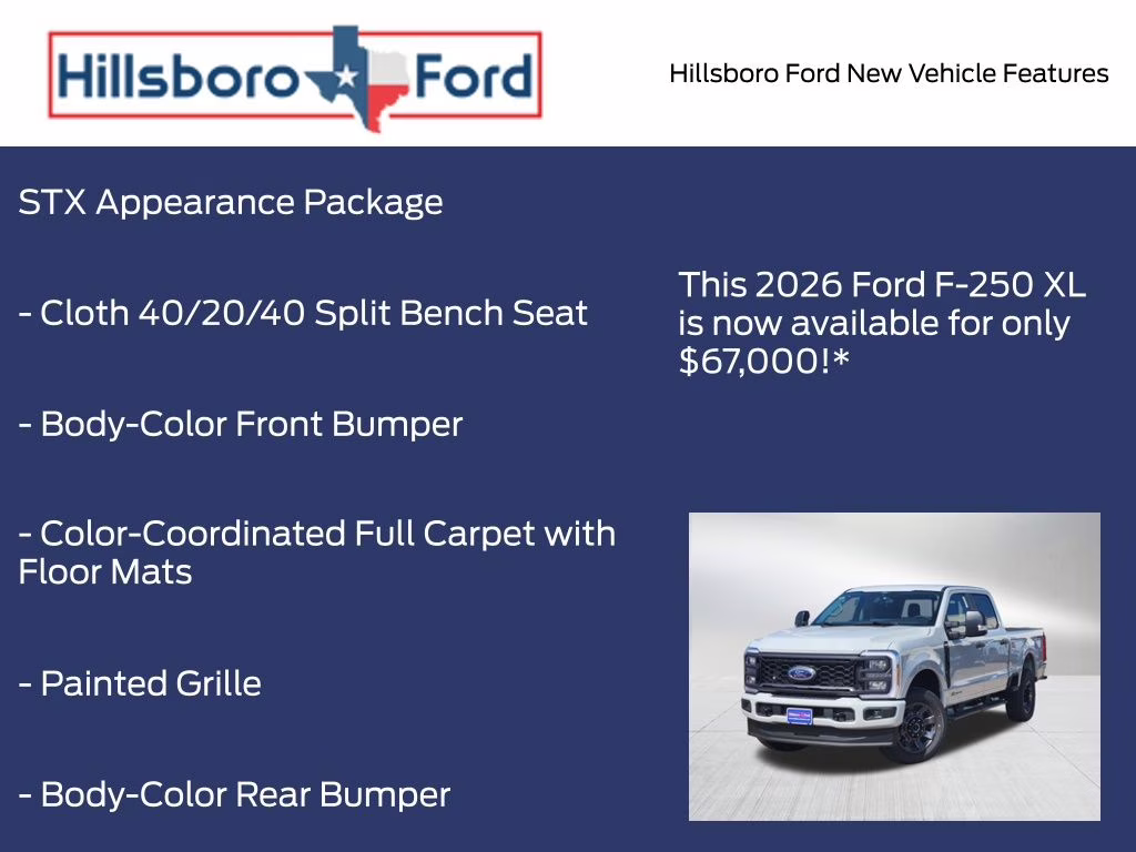 2026 Avalanche Ford Super Duty F-250 SRW XL 4X4 Truck
