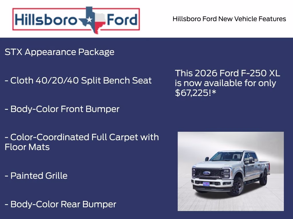 2026 Avalanche Ford Super Duty F-250 SRW XL 4X4 Truck