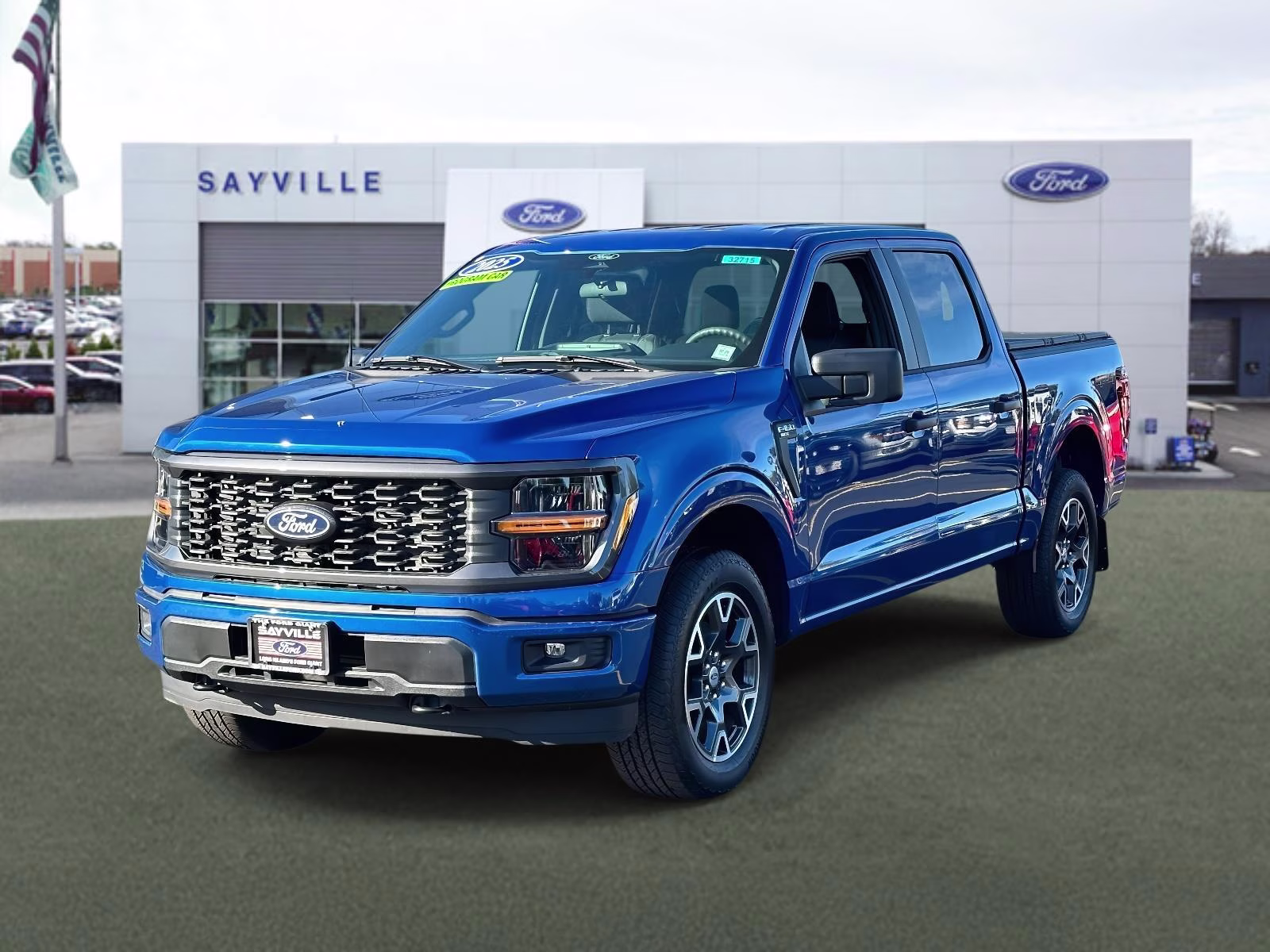 2025 Atlas Blue Metallic Ford F-150 STX 4WD SuperCrew 5.5' Box 4X4 Truck