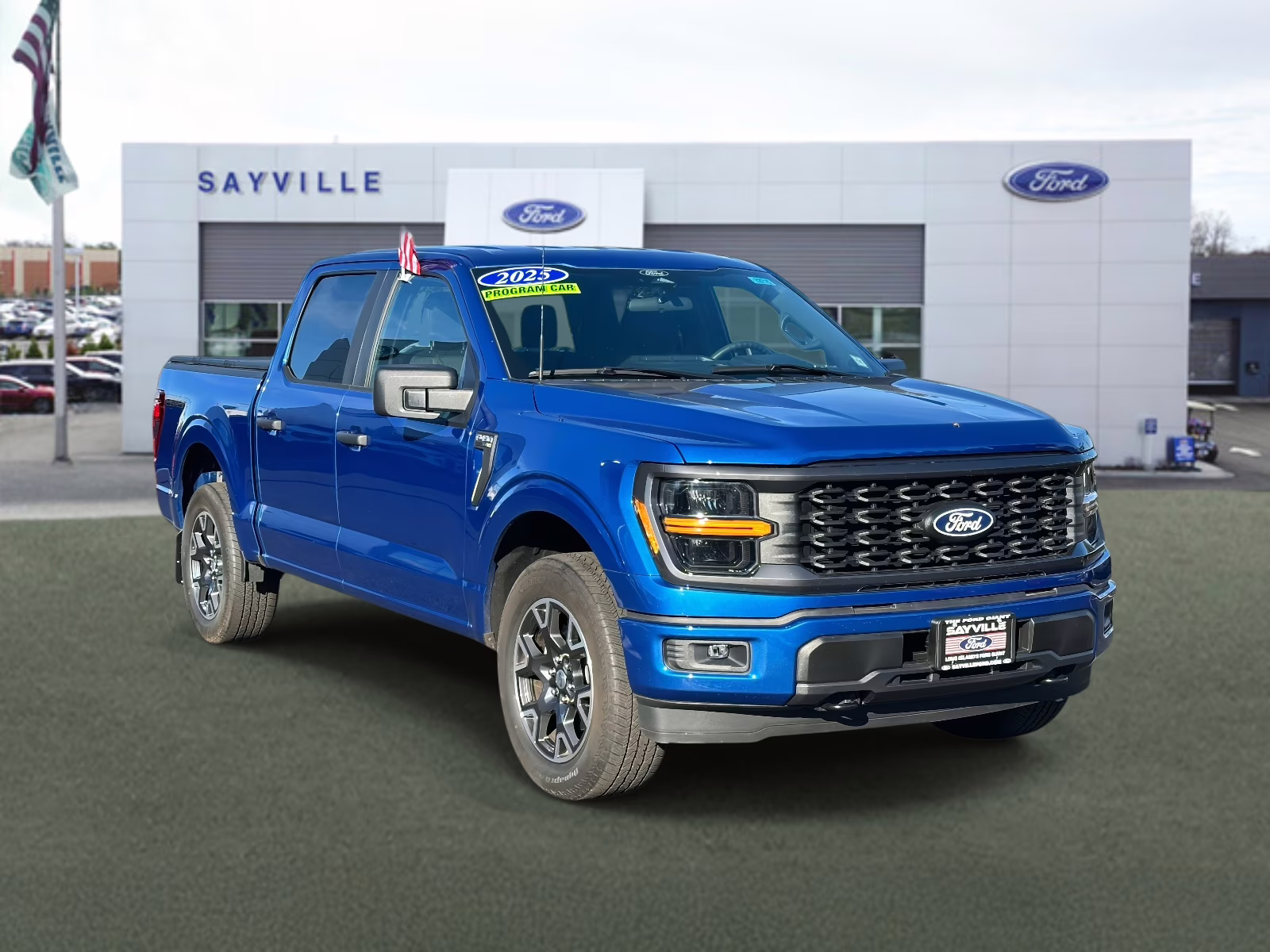 2025 Atlas Blue Metallic Ford F-150 STX 4WD SuperCrew 5.5' Box 4X4 Truck