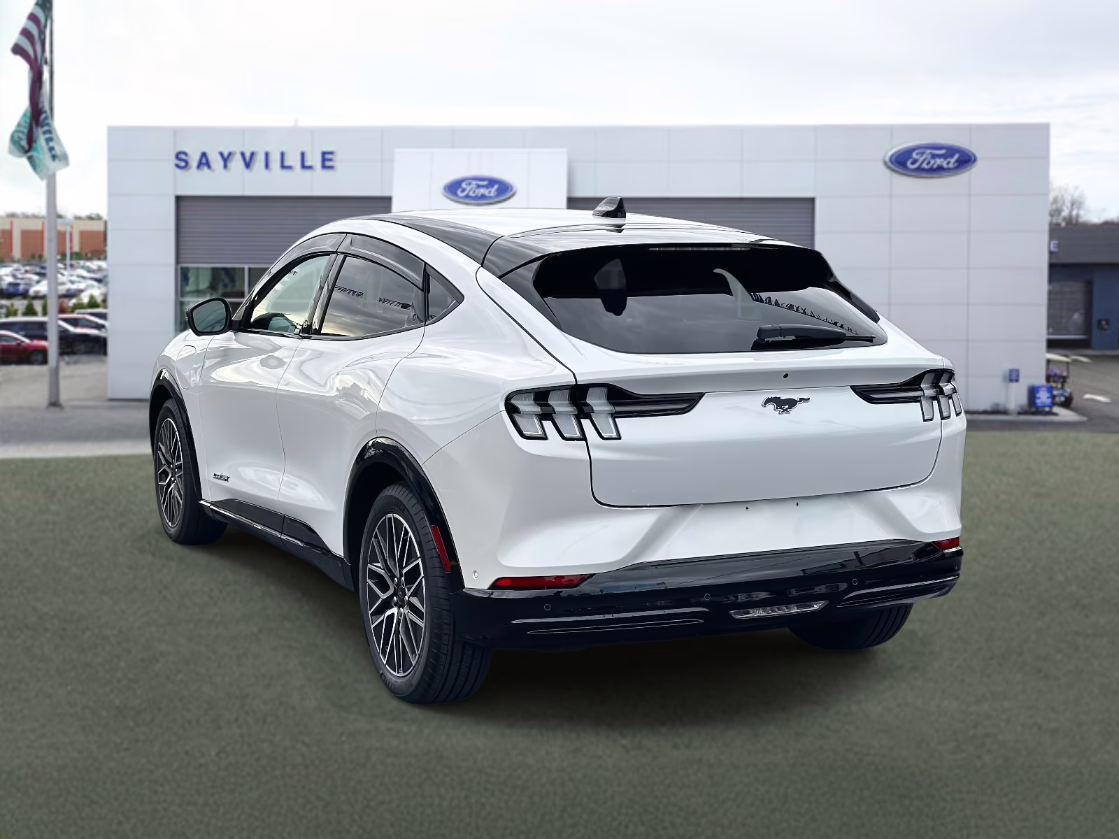 2024 Star White Metallic Tri-Coat Ford Mustang Mach-E Premium AWD AWD SUV