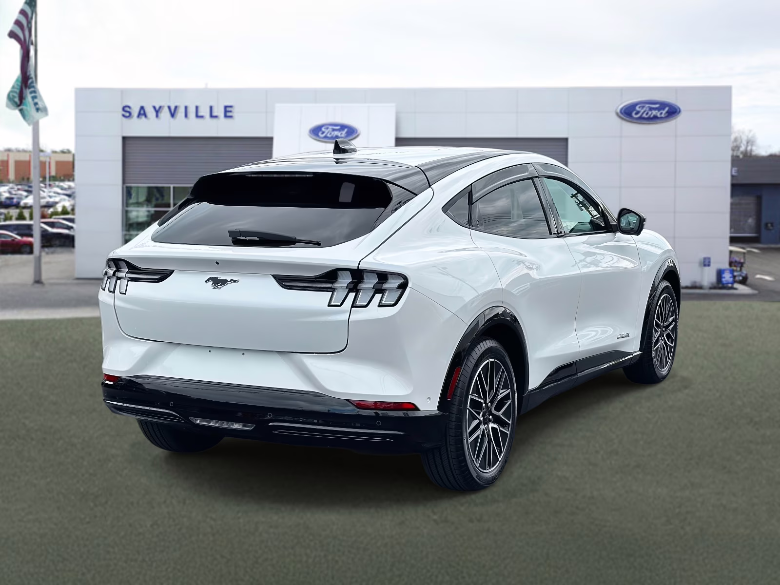 2024 Star White Metallic Tri-Coat Ford Mustang Mach-E Premium AWD AWD SUV