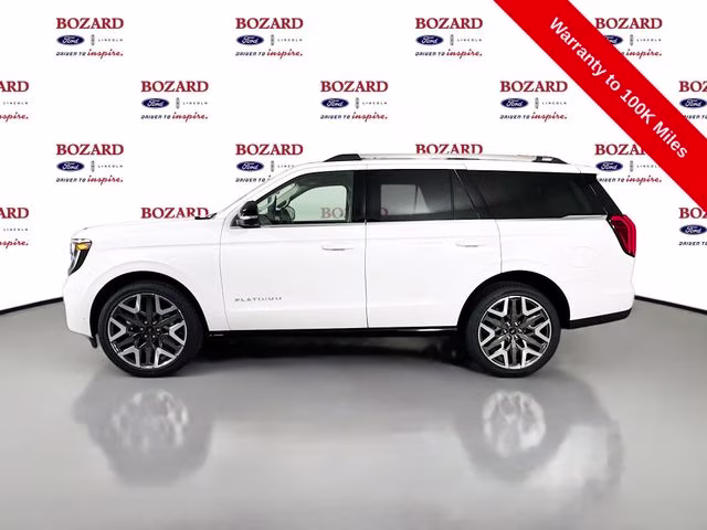 2025 White Metallic Ford Expedition Platinum 4X4 SUV