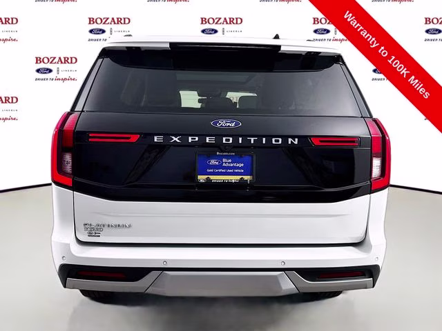 2025 White Metallic Ford Expedition Platinum 4X4 SUV